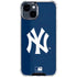 MLB New York Yankees - Solid Distressed iPhone 15 Clear Case